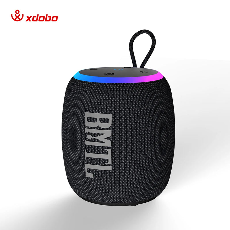 Xdobo BMTL 15w Mini alto-falante portátil TWS Bluetooth 5.3 Player externo com baixo balanceado IPX7 modo LED à prova d'água para todos os telefones