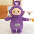 30/45/60cm miniso teletubbies boneca de pelúcia bonito laa-laa dispy anime boneca bonito teletubbies ação pelúcia esqueleto bonecas brinquedo presentes