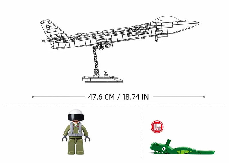 Sluban moderno helicóptero militar sukhoi Su-57 Su-27 aeronaves f/A-18 F-14 lutador segunda guerra mundial aeronaves blocos de construção modelo crianças brinquedos