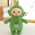 30/45/60cm miniso teletubbies boneca de pelúcia bonito laa-laa dispy anime boneca bonito teletubbies ação pelúcia esqueleto bonecas brinquedo presentes