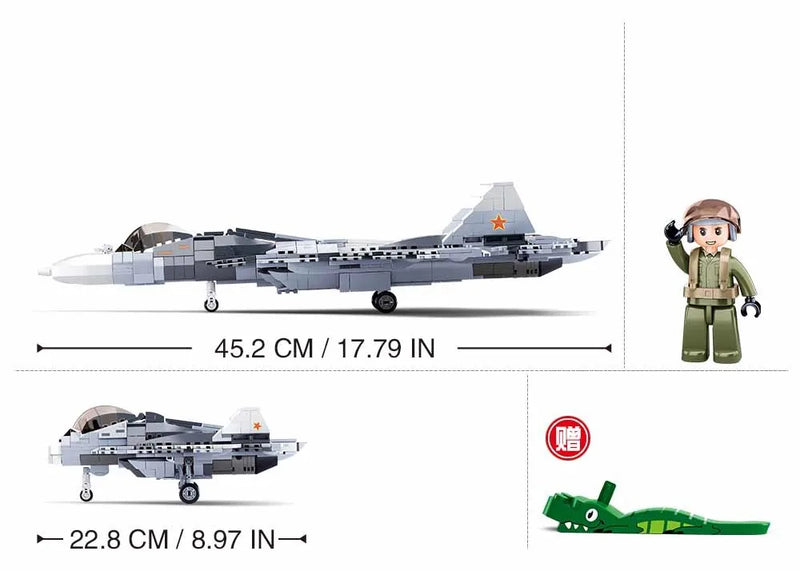 Sluban moderno helicóptero militar sukhoi Su-57 Su-27 aeronaves f/A-18 F-14 lutador segunda guerra mundial aeronaves blocos de construção modelo crianças brinquedos