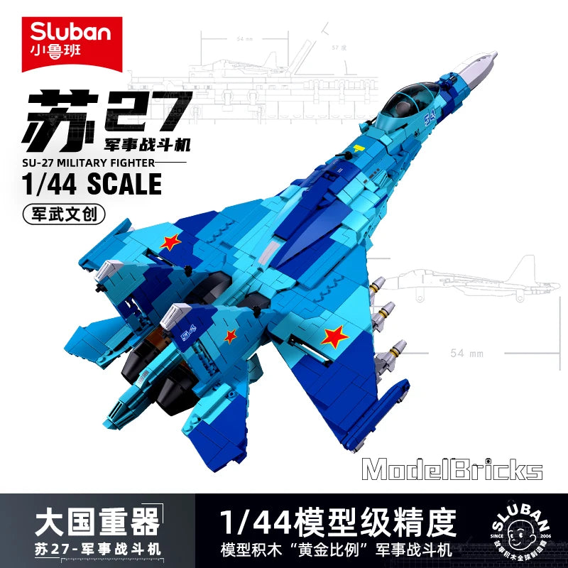 Sluban moderno helicóptero militar sukhoi Su-57 Su-27 aeronaves f/A-18 F-14 lutador segunda guerra mundial aeronaves blocos de construção modelo crianças brinquedos